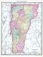 Vermont, World Atlas 1913